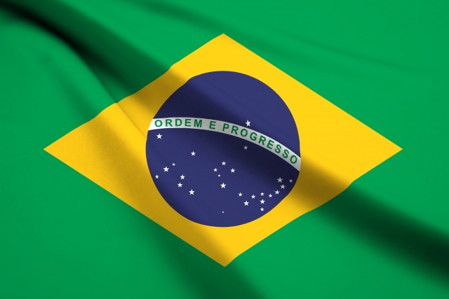 ブラジルの国旗画像